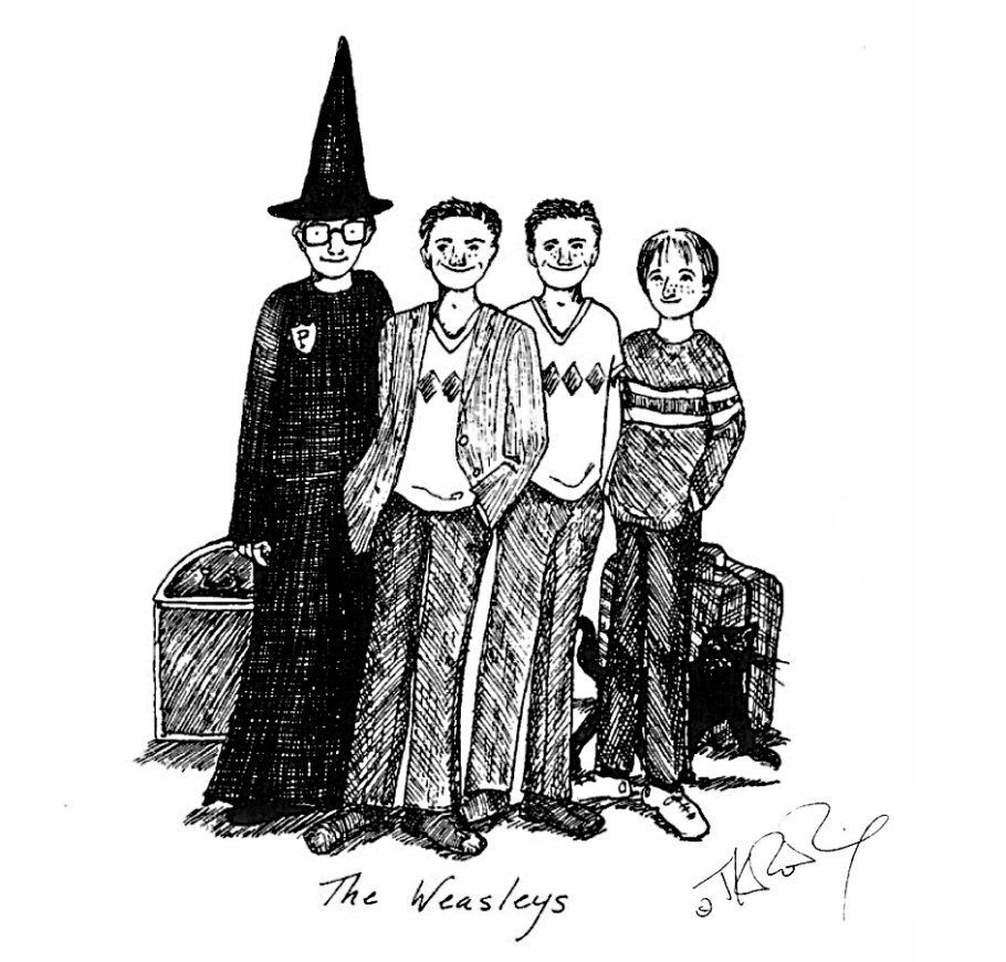 Фотография: Иллюстрации самой Джоан Роулинг к книгам о Гарри Поттере №6 - BigPicture.ru