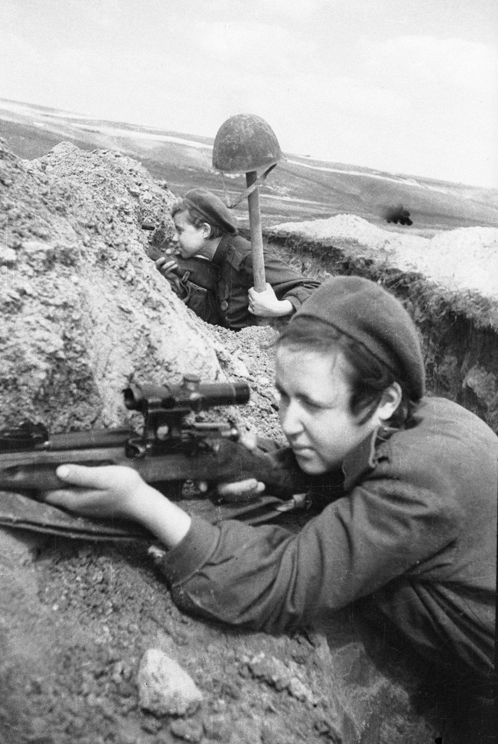 Фотография: Советские женщины-снайперы, которых нацисты боялись как огня №6 - BigPicture.ru