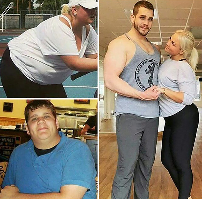 Фотография: Вдохновляющие фотографии пар до и после совместного похудения №8 - BigPicture.ru