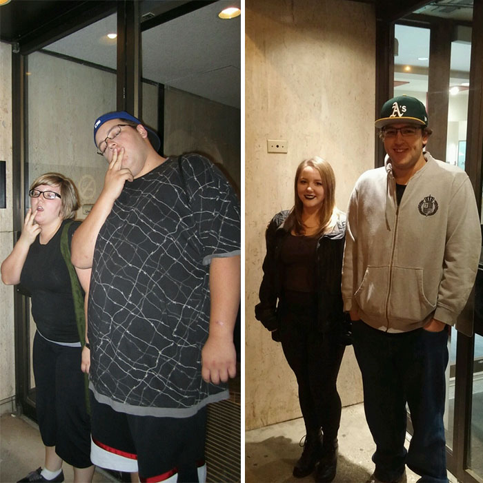 Фотография: Вдохновляющие фотографии пар до и после совместного похудения №10 - BigPicture.ru