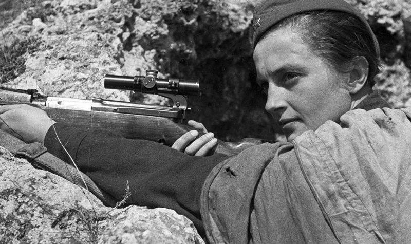 Фотография: Советские женщины-снайперы, которых нацисты боялись как огня №1 - BigPicture.ru