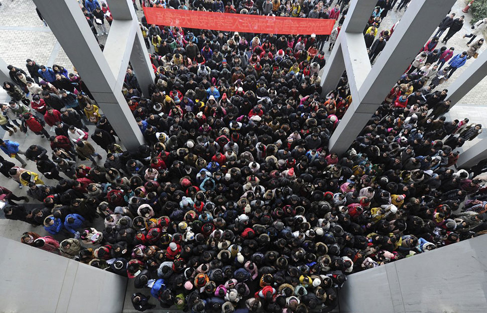 Фотография: 23 шокирующих фотографии о том, насколько много людей в Китае №2 - BigPicture.ru