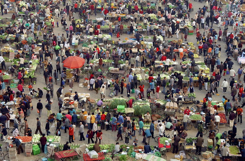 Фотография: 23 шокирующих фотографии о том, насколько много людей в Китае №16 - BigPicture.ru