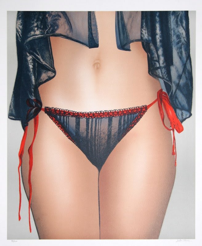 Фотография: Сексуальность женских бедер в нижнем белье кисти американского художника Джона Касера №16 - BigPicture.ru