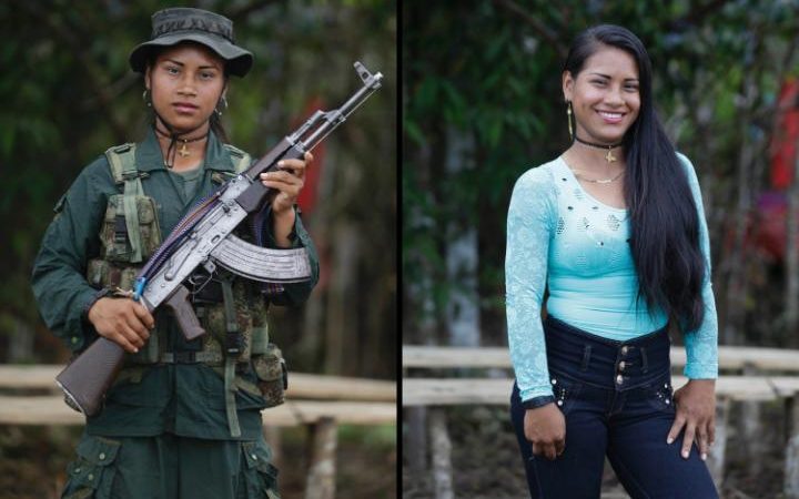 Фотография: Как выглядят девушки, которые служат с подросткового возраста в повстанческой группировке Колумбии №4 - BigPicture.ru