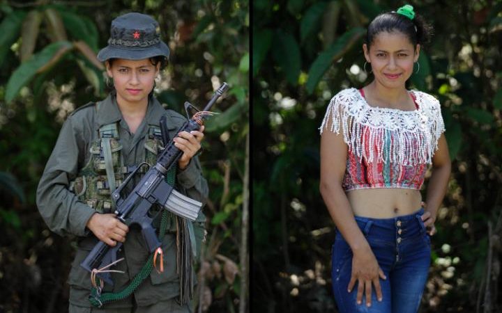 Фотография: Как выглядят девушки, которые служат с подросткового возраста в повстанческой группировке Колумбии №6 - BigPicture.ru