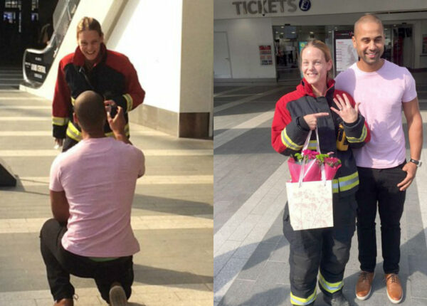 Нормально угорел: парень вызвал спасателей, чтобы сделать предложение девушке-пожарному