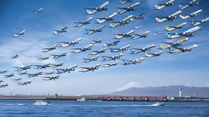 Фотография: Стаи железных птиц: как выглядят транспортные потоки в аэропортах мира №12 - BigPicture.ru
