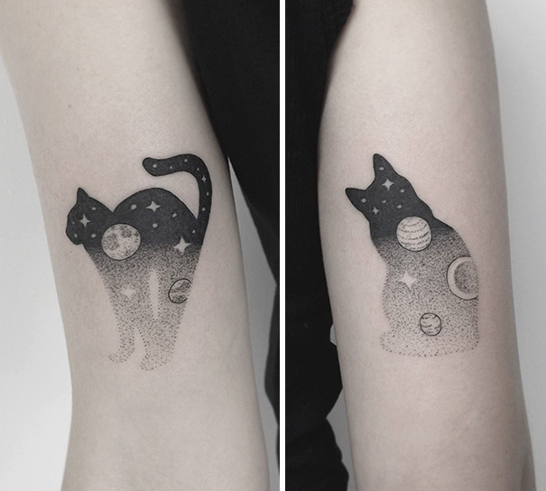 Фотография: 23 лучшие идеи татуировок для преданных любителей котиков №13 - BigPicture.ru