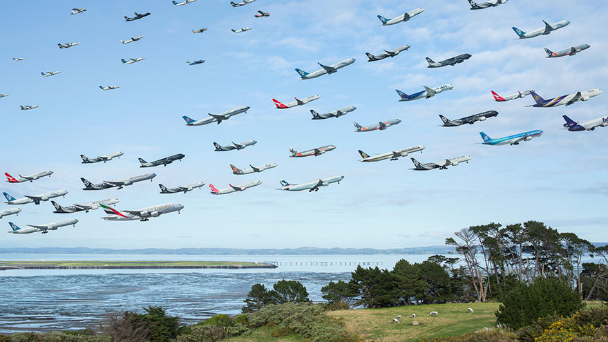 Фотография: Стаи железных птиц: как выглядят транспортные потоки в аэропортах мира №14 - BigPicture.ru