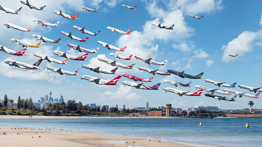 Фотография: Стаи железных птиц: как выглядят транспортные потоки в аэропортах мира №15 - BigPicture.ru