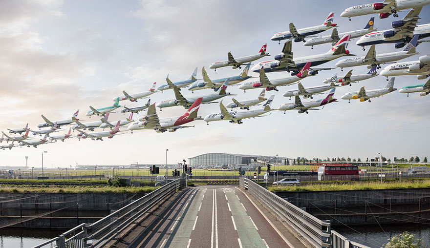 Фотография: Стаи железных птиц: как выглядят транспортные потоки в аэропортах мира №5 - BigPicture.ru