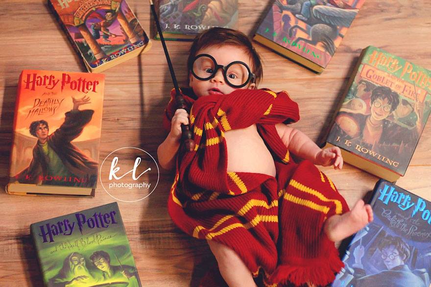 Фотография: Очаровательная фотосессия малыша в образе Гарри Поттера №5 - BigPicture.ru