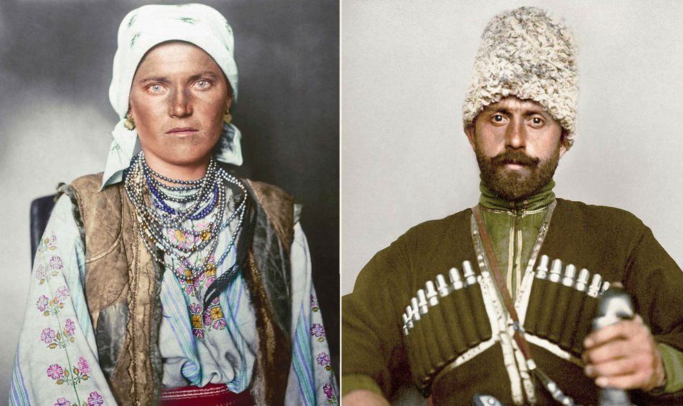 Фотография: Цветные столетние фотографии иммигрантов, прибывших в США, раскрывают контраст культур №1 - BigPicture.ru