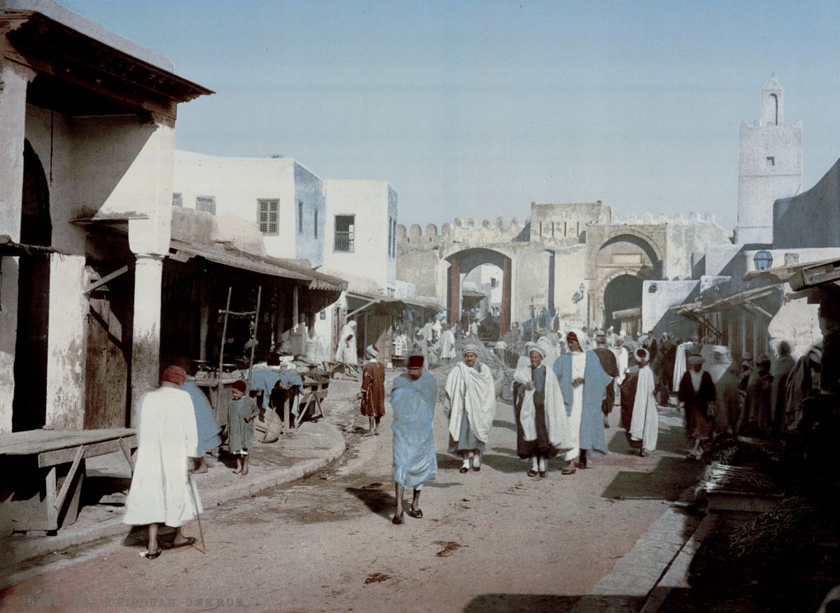 Фотография: Редкие цветные кадры из Туниса рубежа 19-20 веков №11 - BigPicture.ru