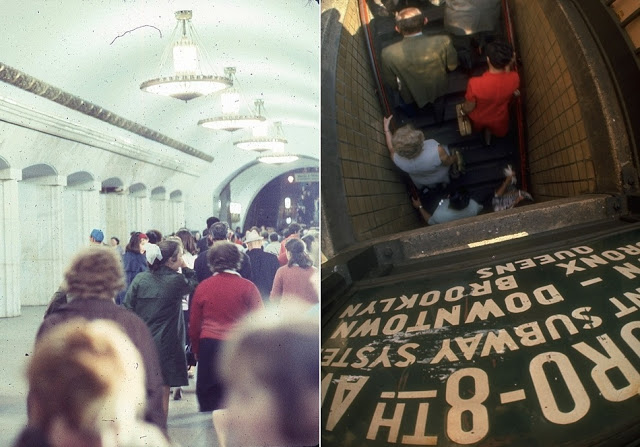 Фотография: Восток и Запад: цветные фотографии Москвы и Нью-Йорка в 1969 году №11 - BigPicture.ru