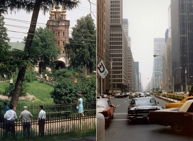 Фотография: Восток и Запад: цветные фотографии Москвы и Нью-Йорка в 1969 году №12 - BigPicture.ru