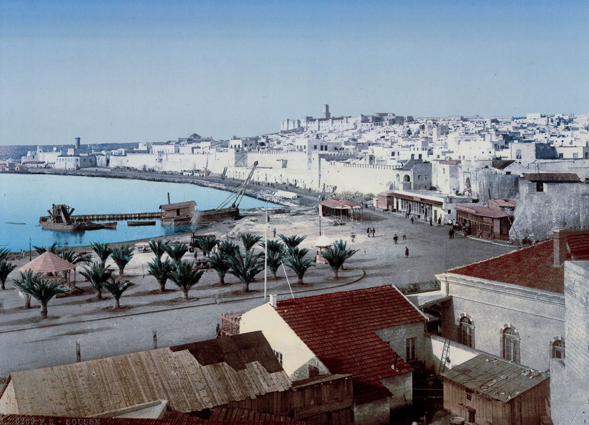 Фотография: Редкие цветные кадры из Туниса рубежа 19-20 веков №13 - BigPicture.ru