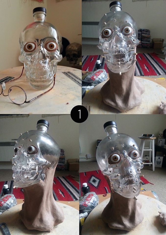 Фотография: Криминалист купил водку в виде стеклянного черепа и решил восстановить ее лицо №2 - BigPicture.ru