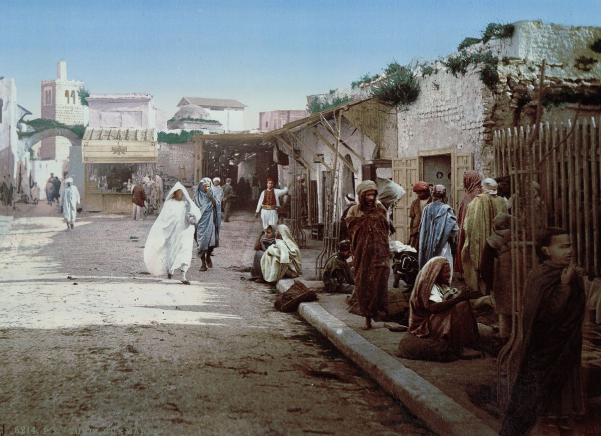 Фотография: Редкие цветные кадры из Туниса рубежа 19-20 веков №15 - BigPicture.ru