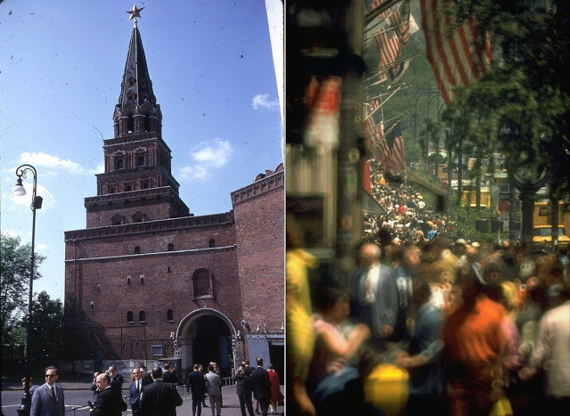 Фотография: Восток и Запад: цветные фотографии Москвы и Нью-Йорка в 1969 году №16 - BigPicture.ru