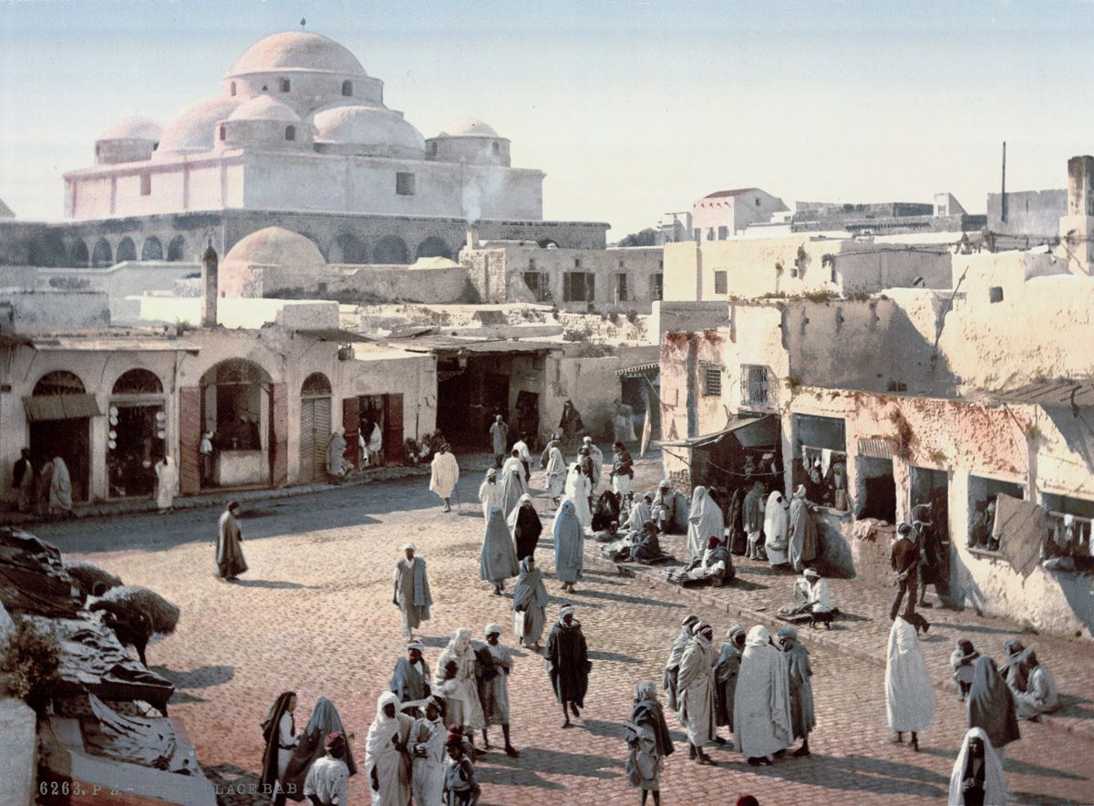 Фотография: Редкие цветные кадры из Туниса рубежа 19-20 веков №18 - BigPicture.ru