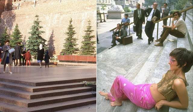 Фотография: Восток и Запад: цветные фотографии Москвы и Нью-Йорка в 1969 году №20 - BigPicture.ru