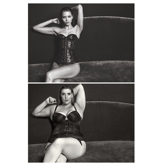 Фотография: Обычные женщины с пышными формами воссоздали модную рекламу, и это прекрасно №3 - BigPicture.ru