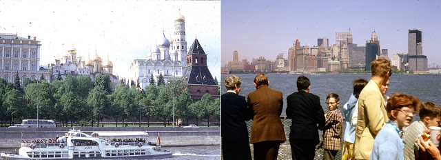 Фотография: Восток и Запад: цветные фотографии Москвы и Нью-Йорка в 1969 году №22 - BigPicture.ru