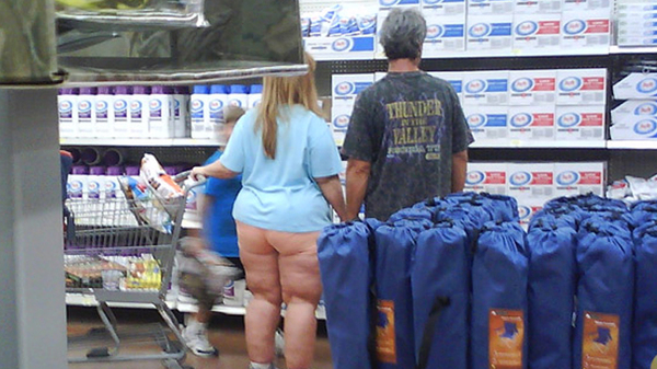 Фотография: Эти люди просто пришли за покупками в американский супермаркет Walmart №23 - BigPicture.ru