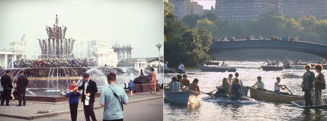 Фотография: Восток и Запад: цветные фотографии Москвы и Нью-Йорка в 1969 году №28 - BigPicture.ru