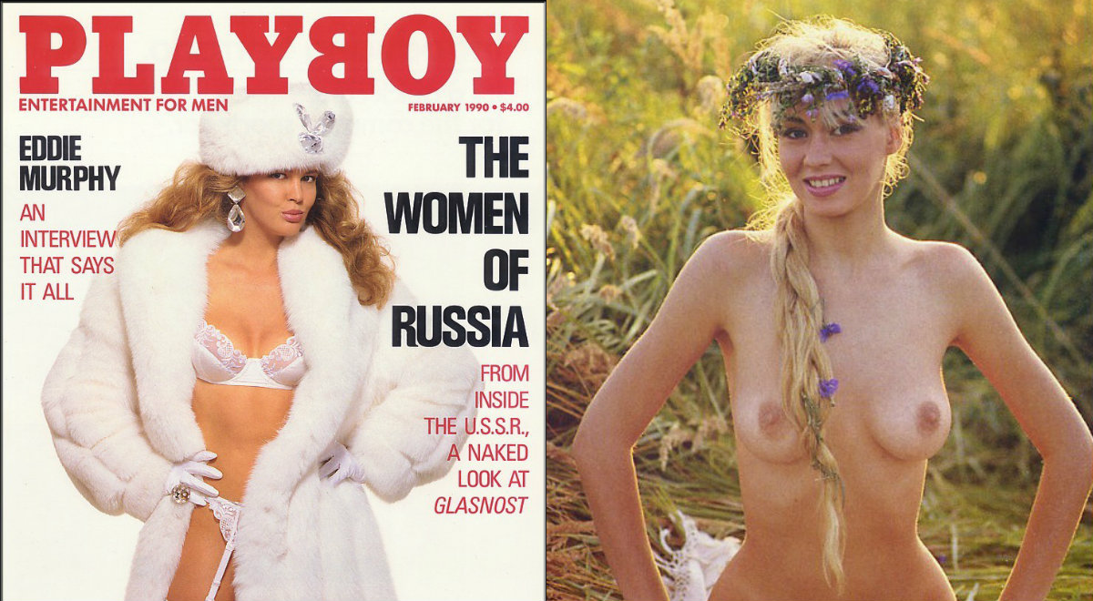 Раритетные эротические снимки из выпуска Playboy за 1990 год фото