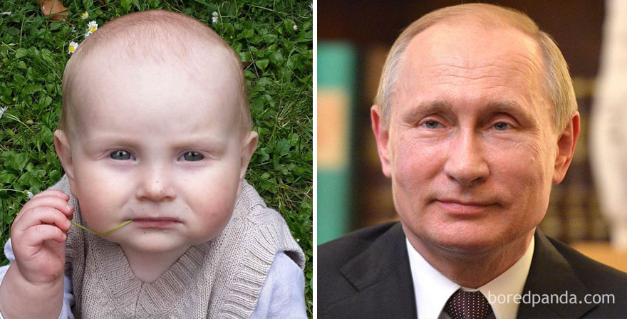 Фотография: Малыши, неожиданно похожие на известных людей №8 - BigPicture.ru