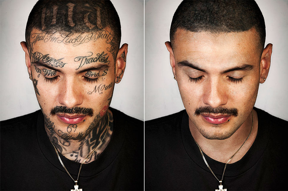 Фотография: Как выглядят бывшие бандиты, если смыть с них татуировки №1 - BigPicture.ru