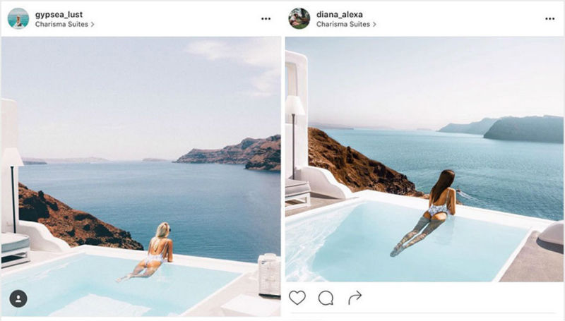 Фотография: Пара обнаружила, что кто-то в точности копирует их снимки из поездок в Instagram №1 - BigPicture.ru