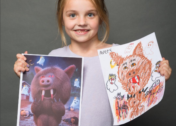 Проект «Монстры»: художники создают фантастические миры по мотивам детских рисунков