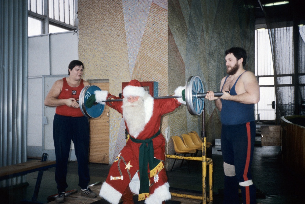 фото с советским Дедом Морозом из 80-х годов
