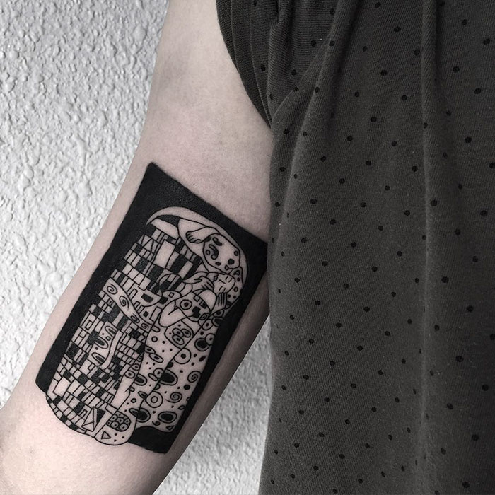 Фотография: Татуировки для тех, кто в восторге от творчества Густава Климта №12 - BigPicture.ru