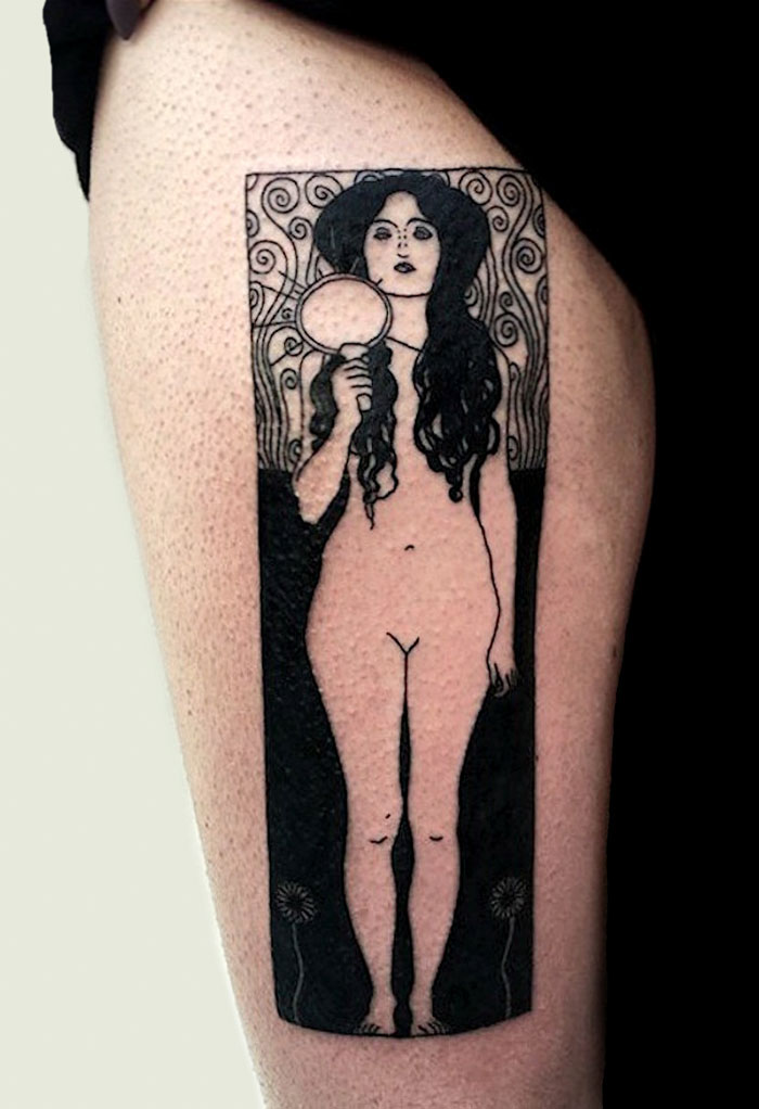 Фотография: Татуировки для тех, кто в восторге от творчества Густава Климта №15 - BigPicture.ru