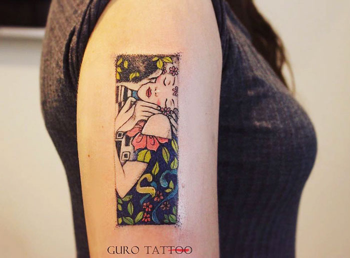 Татуировки для тех, кто в восторге от творчества Густава Климта