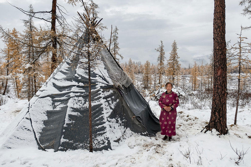 Фотография: Один день из жизни монгольской семьи оленеводов №3 - BigPicture.ru