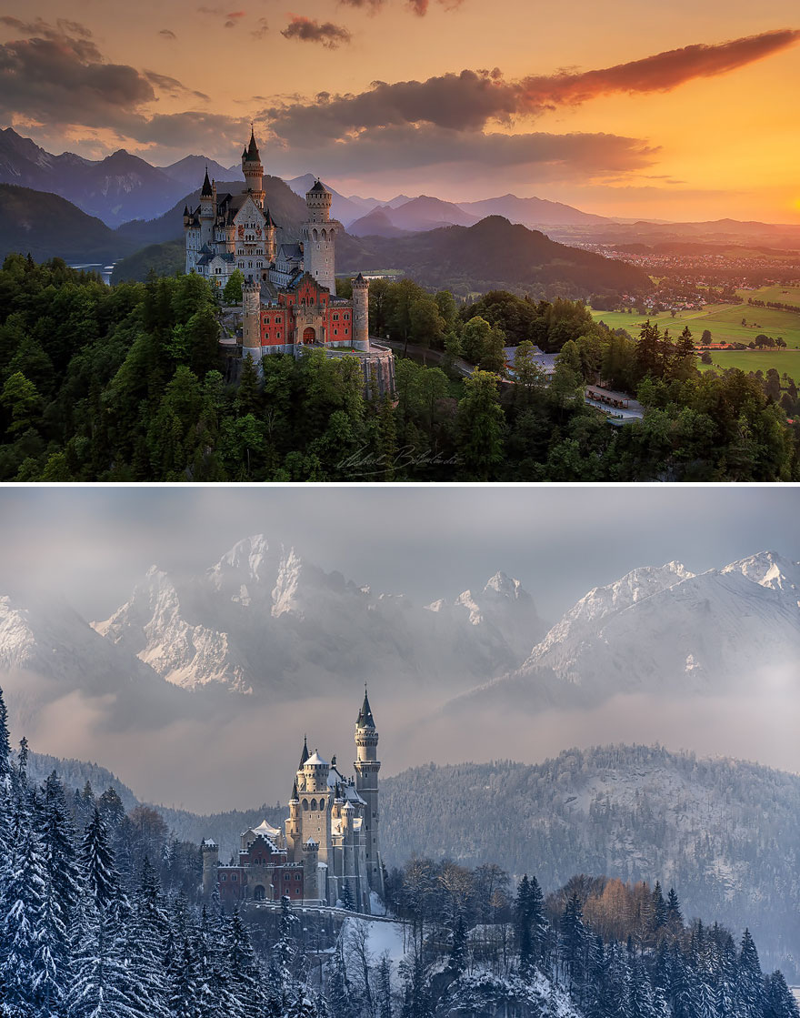 Фотография: Волшебные снимки живописных мест до и во время зимы №21 - BigPicture.ru