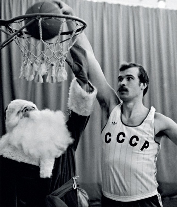 фото с советским Дедом Морозом из 80-х годов
