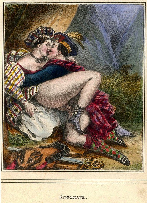 Фотография: Сексуальное кругосветное путешествие в XIX веке по миниатюрам Ашиля Девериа №5 - BigPicture.ru