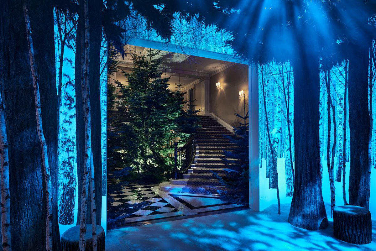 Фотография: Дизайнеры Apple преобразили лондонский отель к Рождеству №1 - BigPicture.ru