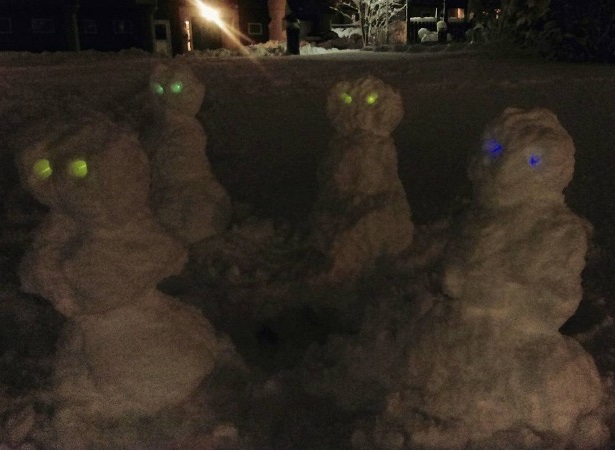 Фотография: Не все снеговики одинаково дружелюбны №4 - BigPicture.ru