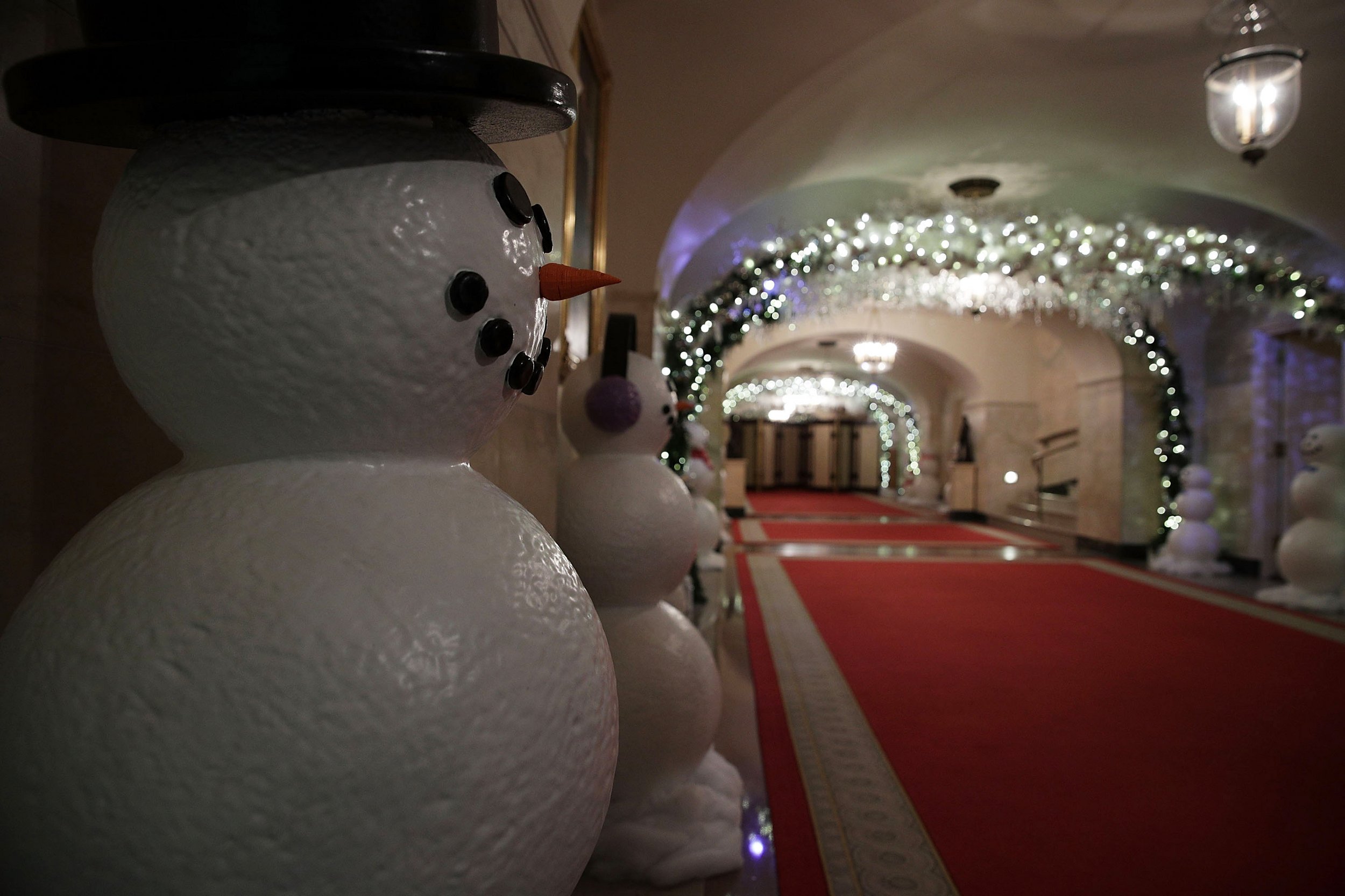 Фотография: Мишель Обама в последний раз украсила Белый дом к Рождеству №7 - BigPicture.ru