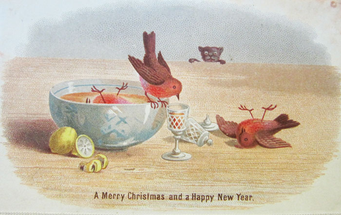 Викторианские рождественские открытки, которые заставят усомниться в добрых намерениях отправителя