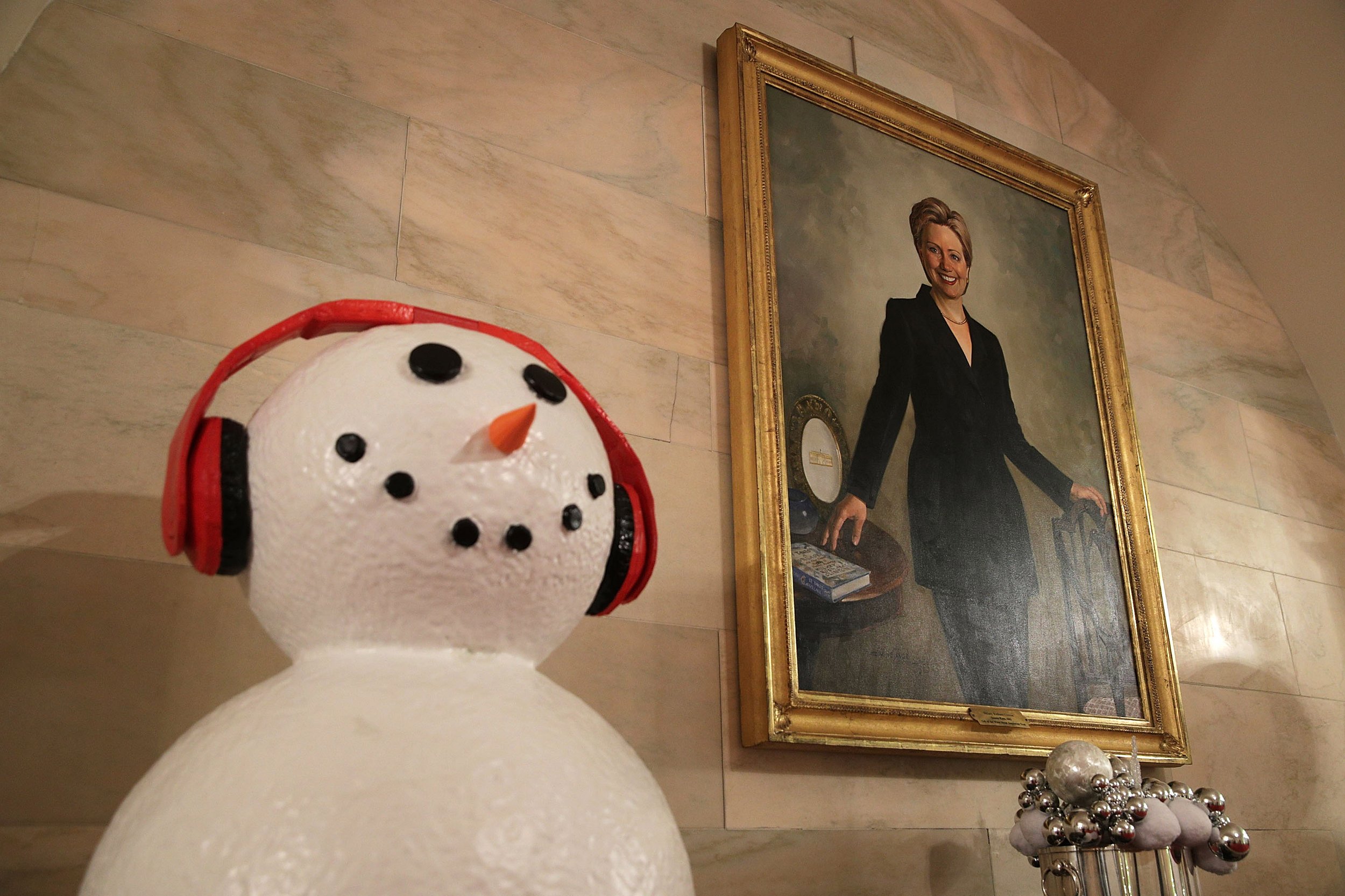 Фотография: Мишель Обама в последний раз украсила Белый дом к Рождеству №10 - BigPicture.ru