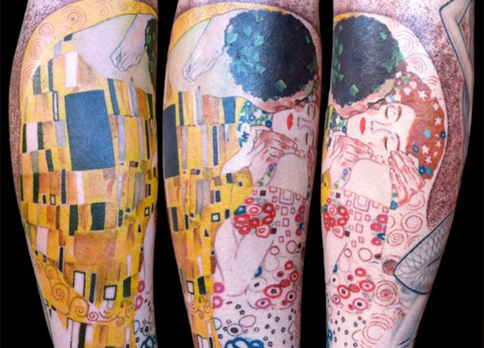 Фотография: Татуировки для тех, кто в восторге от творчества Густава Климта №1 - BigPicture.ru
